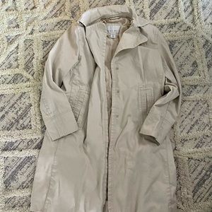Nine West khaki trench coat,XL